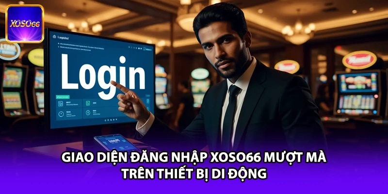 Giao diện đăng nhập XOSO66 mượt mà trên thiết bị di động