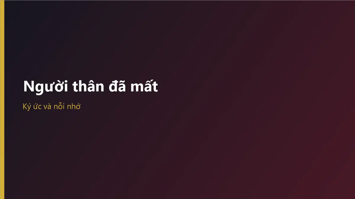 Biến thể mơ thấy người đã mất nói chuyện